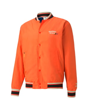 Puma x Randomevent Bomber Graphic Logo Jacket Orange 596661 40