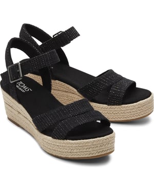 TOMS Audrey Textiel Damesschoenen Zwart