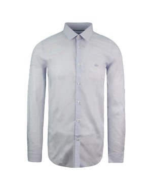 Lacoste Slim Fit ljusblå skjorta för herrar