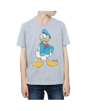 Disney Jongens Boos Donald Duck T-Shirt (Sportgrijs)