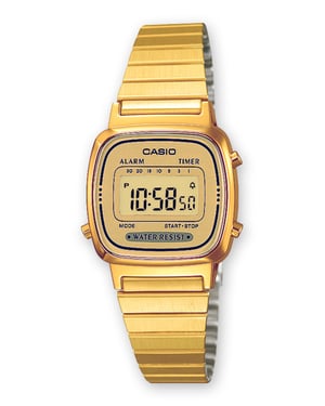 Casio Casio Collection Women's Gold Watch LA670WEGA-9EF