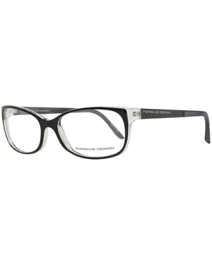 Porsche Design rechthoekig zwart op kristal damesglazen frames