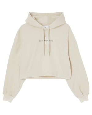 Tröja Calvin Klein dam med klassisk logotyp framtill