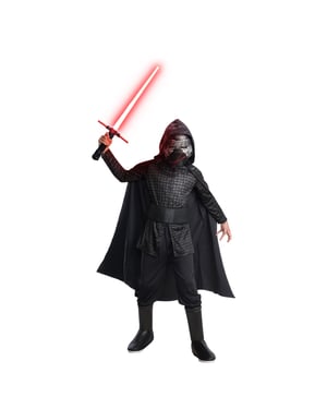 Star Wars Childrens/Kids Deluxe Kylo Ren Costume (Black)