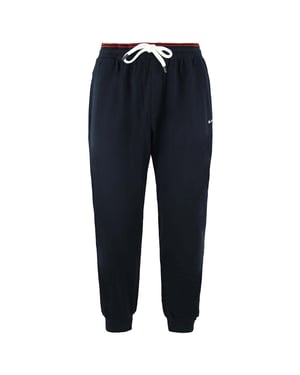 Ben Sherman Script Embroidery Mens Navy Track Pants