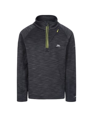 Trespass Childrens Boys Edvin Fleece Top (Zwarte mergel)
