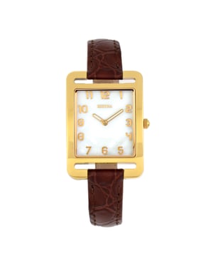 Bertha Marisol Zwitsers MOP horloge met leren band