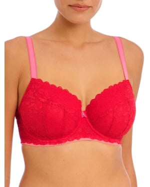 Offbeat Underwired Padded Half Cup Bra