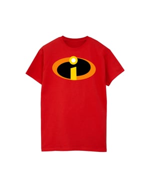 Li-cense Disney dames the incredibles costume logo cotton boyfriend t-shirt