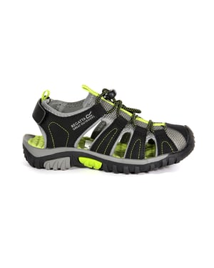 Regatta Kinderen/Kinderen Westshore Sandalen (Zwart/Lijkgroen)