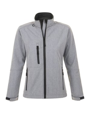 SOLS Dames/dames Roxy Soft Shell Jacket (ademend, winddicht en waterbestendig) (Grijze Mergel)