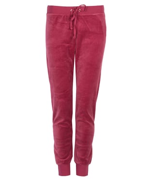 Juicy Couture Byxor Stickade Dam Röd