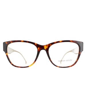 Giorgio Armani Cat Eye Womens Dark Havana Glasses