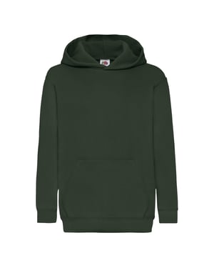 Fruit Of The Loom Kids Unisex Classic 80/20 Hoodie (Bordeaux)