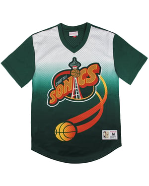 Mitchell & Ness Winning Shot Mesh Seattle Supersonics T-Shirt