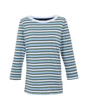 Regatta Dames/Dames Baylette II Gestreept T-shirt (Wit)