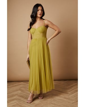 Corset Detail Maxi Dress