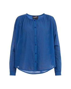 Dreimaster Bloes met lange mouwen Dames blauw