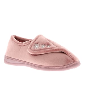 Strollers Aloha Womens Ladies Full Slippers Pink