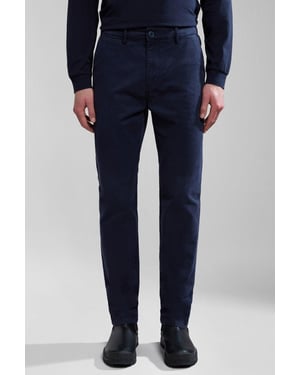Puyo Sl Twill Chino Blauw Marine Navy