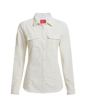 Craghoppers Womens/Ladies Adventure III Nosilife Long-Sleeved Shirt (Sea Salt)