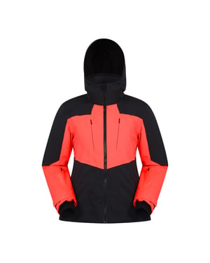 Mountain Warehouse Dames/Dames Altitude Extreme RECCO Skijas (Marineblauw/Rood Oranje)
