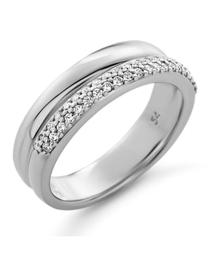 Orphelia 'Emily' Dames 925 Sterling Zilveren Ring - Zilver ZR-7581