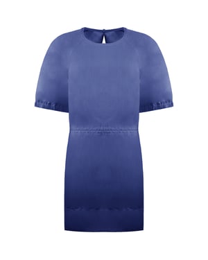 Sweaty Betty Loren Poplin Womens Blue Mini Dress