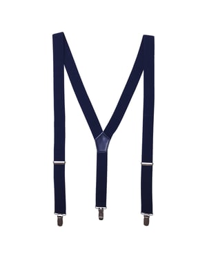 Premier Clip-On Trouser Braces (Navy)
