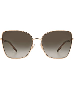 Jimmy Choo Alexis DDB HA rosegouden zonnebril