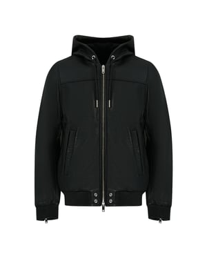 Diesel L-Rooney Black Leather Jacket