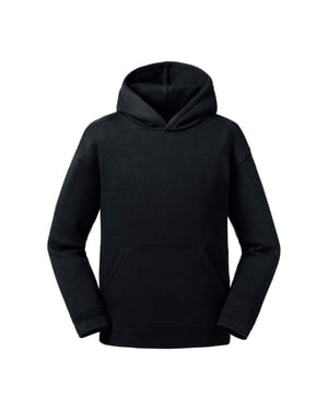 Russell Kinderen/kinderen Authentieke Sweatshirt met kap (Zwart)