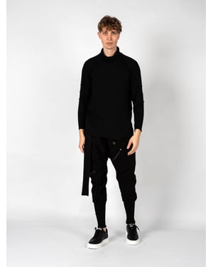 La Haine Inside Us Pullover LM039 Herr Svart