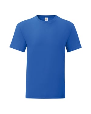 Fruit Of The Loom Heren Iconisch T-shirt (Royaal Blauw)