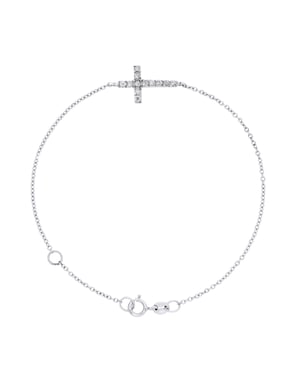 Armband CROSS Diamonds 0,15 Cts White Gold