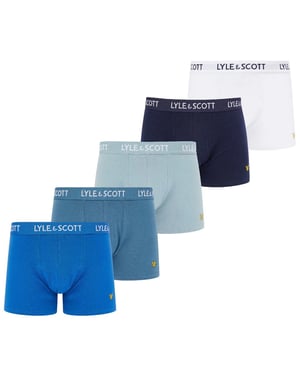 Lyle & Scott Onderbroeken Miller 5-Pack Boxers Multicolour