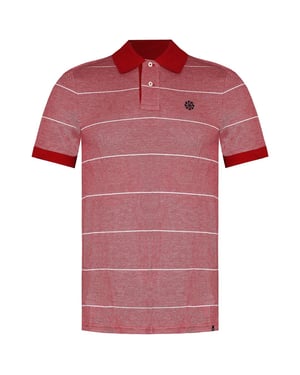 Nike Logo Mens Red/White Polo Shirt