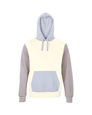 SOLS Unisex Collins Contrast Organic Hoodie voor volwassenen (Natuurlijk)