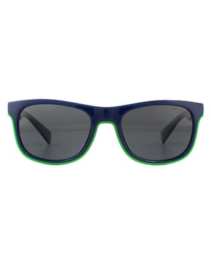 Polaroid Kids Sunglasses PLD 8041/S RNB M9 Blue Green Grey Polarized
