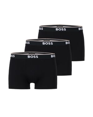 BOSS Bodywear 3 Pack Power Boxer Trunks - Black