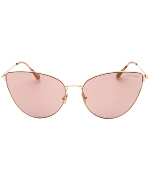 Tom Ford Ft1005 28Z Anais 02 Rose Gold Sunglasses