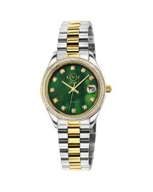 GV2 Women's Turin Diamond Two toned IPYG Stainless Steel Watch Women's Turin Diamond Two toned IPYG Stainless Steel Watch