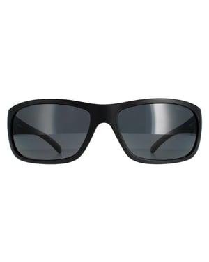 Arnette Rectangle Mens Transparent Grey Dark Grey Polarized Uka-Uka AN4290