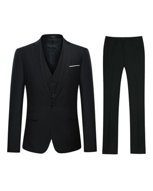Marron Premium Quality Slim Fit 3-delad kostym