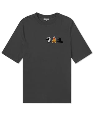 Lanvin RMJE0033A18 10 grijs T-shirt