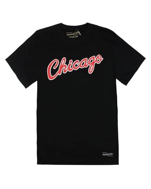 Mitchell & Ness Chicago Bulls Woordmerk Heren T-shirt