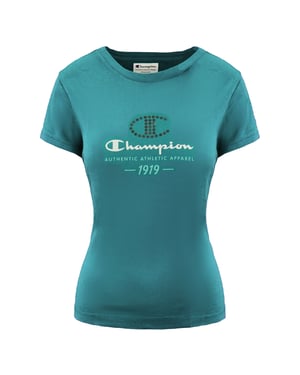 Champion Graphic Womens Aqua T-Shirt