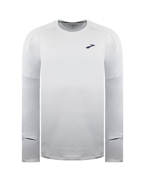 Brooks Notch Thermal 2.0 Mens White Running Top