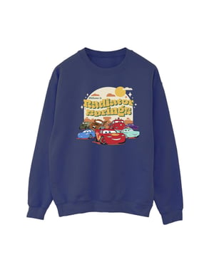 Disney Dames/Dames Cars Radiator Springs Groep Sweatshirt (Marineblauw)