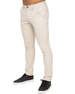 Enzo Mens Slim Fit Stretch Chinos